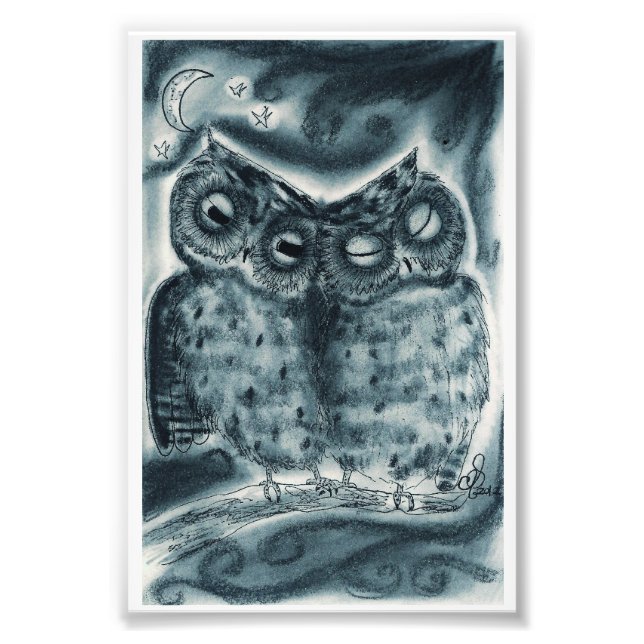 Owl Love Photo Print (Front)