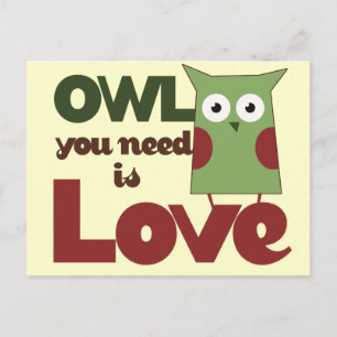 Owl Love Postcard