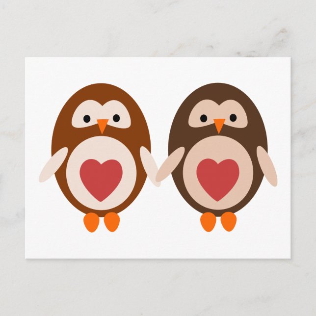 Owl Love Postcard (Front)