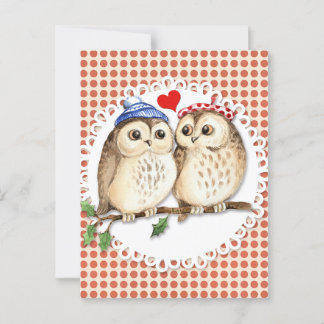 Owl Love Postcard