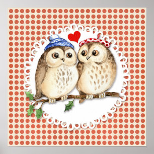 Owl Love Poster