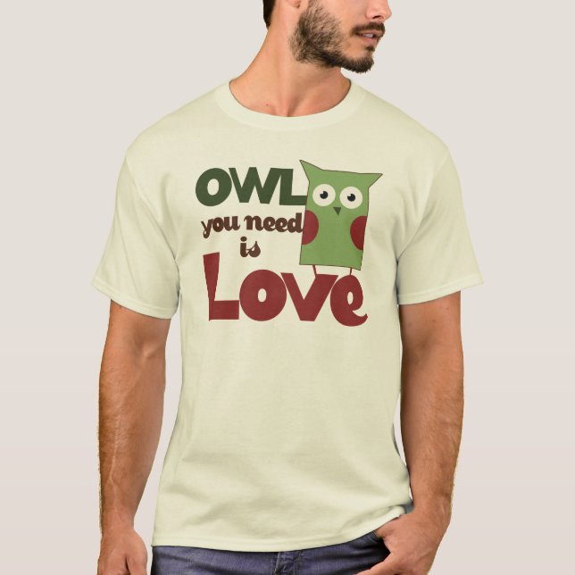 Owl Love T-Shirt (Front)