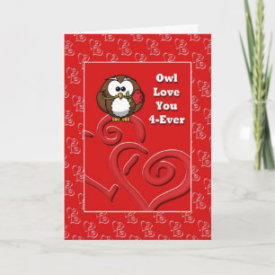 Owl Love You Forever Anniversary Card