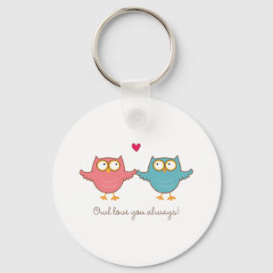 owl love you key ring