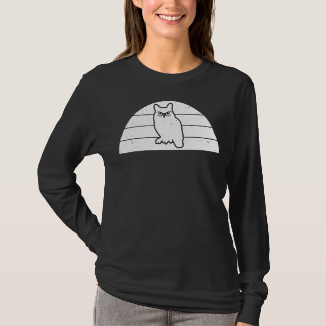 Owl Lover Funny  Owl T-Shirt (Front)