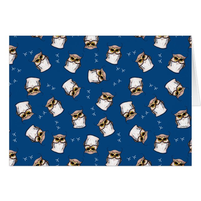 Owl Lover Note Card (Front Horizontal)