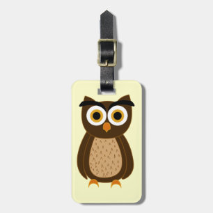 Owl Luggage Tag