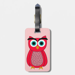 Owl Luggage Tag