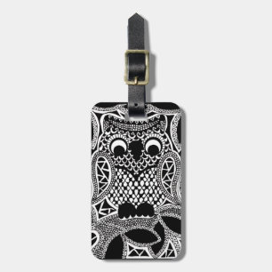 Owl Luggage Tag