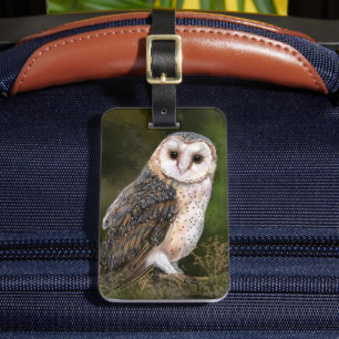 Owl Luggage Tag