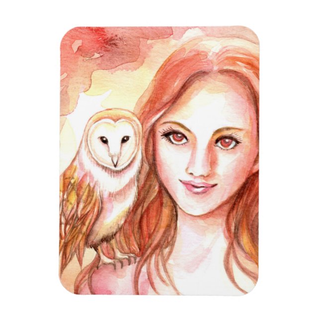 Owl Magnet (Vertical)
