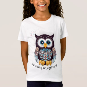 Owl-mazing kid, right here! v7 Girl's T-Shirt