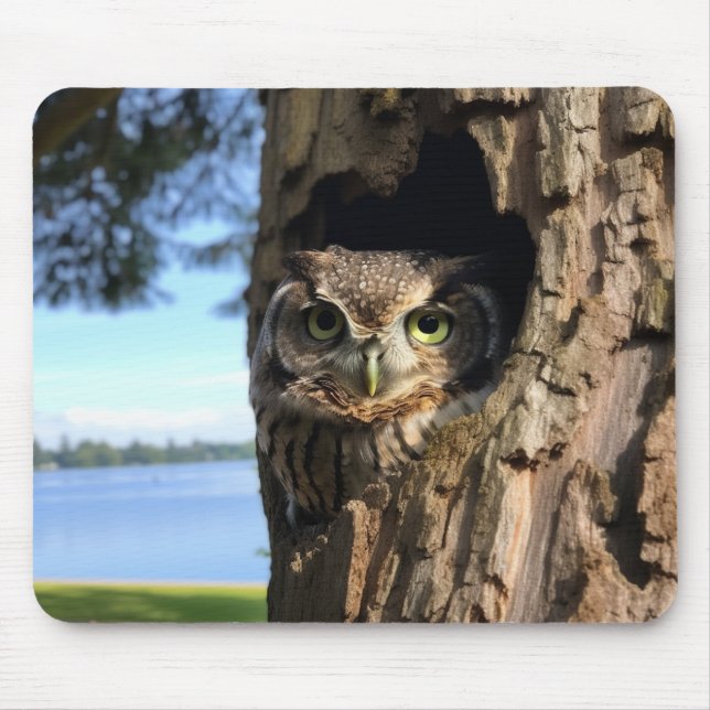 Owl Mouse Pad (Front)