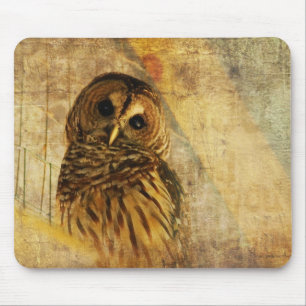 Owl Mousepad - Barred Owl