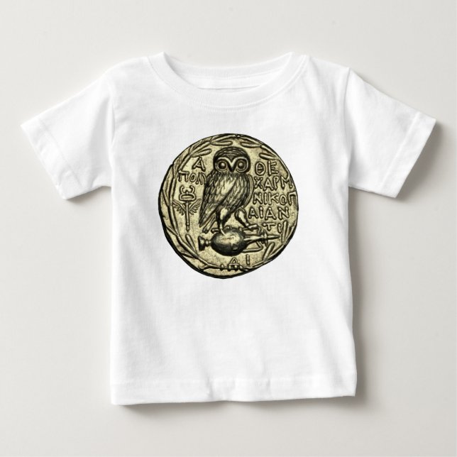 Owl of Athena Baby T-Shirt (Front)