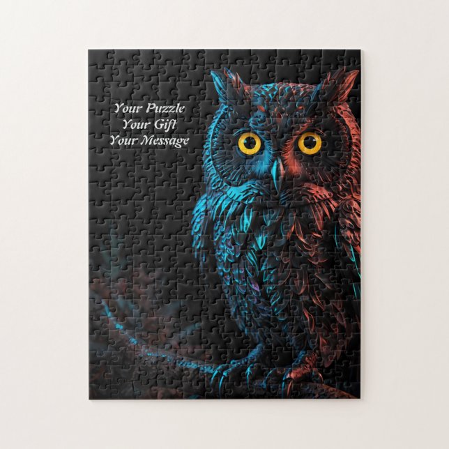 Owl of Wisdom Jigsaw Puzzle (Vertical)