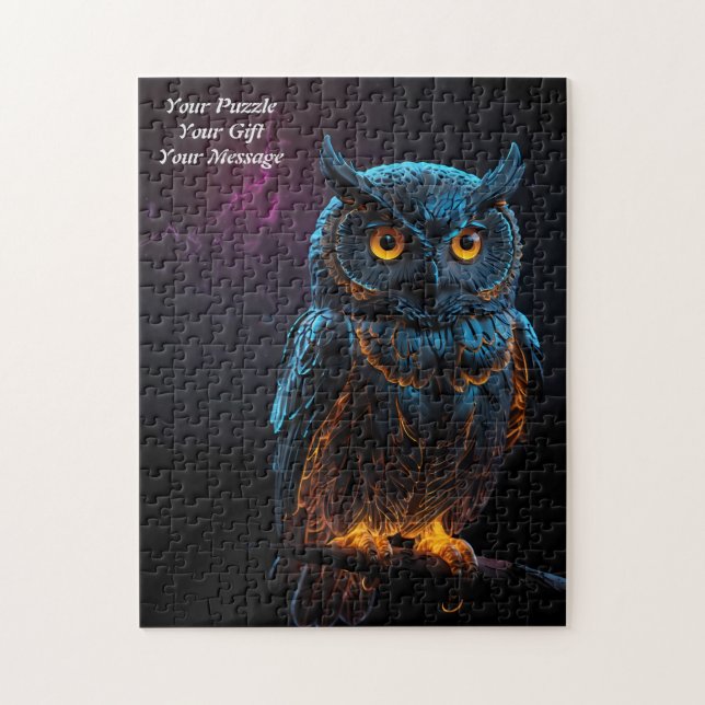 Owl of Wisdom Jigsaw Puzzle (Vertical)