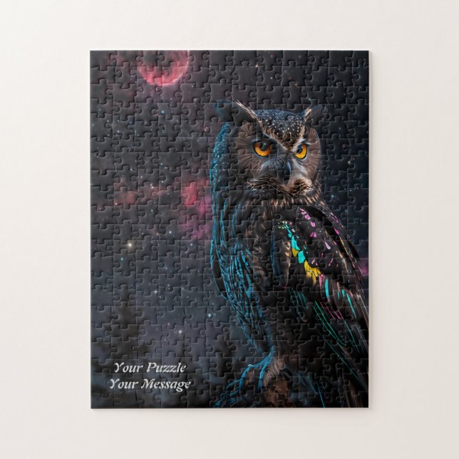 Owl of Wisdom Jigsaw Puzzle (Vertical)