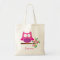 Owl on a Branch Personalised Bag Tote for Girl