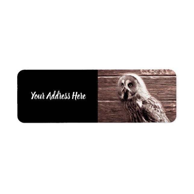Owl on Barn Wood (Front)