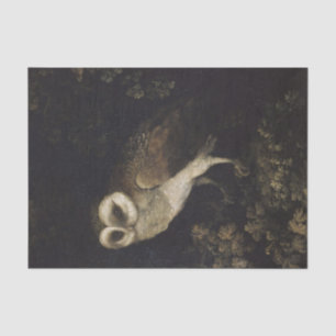 Owl on Dark Background Tissue Paper