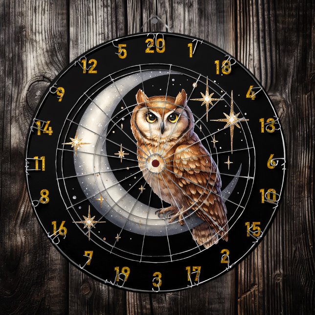 Owl on the Moon Dartboard (Creator Uploaded)