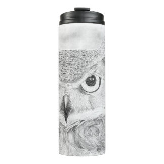 Owl on Thermal Tumbler