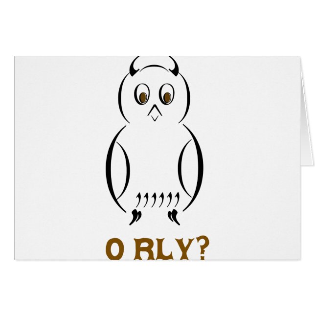 Owl O'Rly (Front Horizontal)