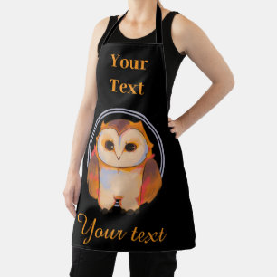 Owl, owl apron