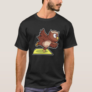 Owl Owl Yoga Poses Sport Gymnastics Ohmmm Heartbea T-Shirt