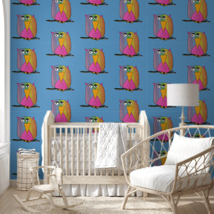 Owl Painting Art by Kids Wallpaper