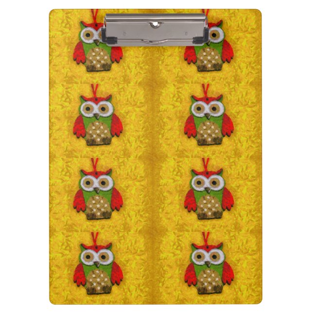 Owl painting clipboard (Front)