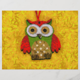 Owl painting flyer
