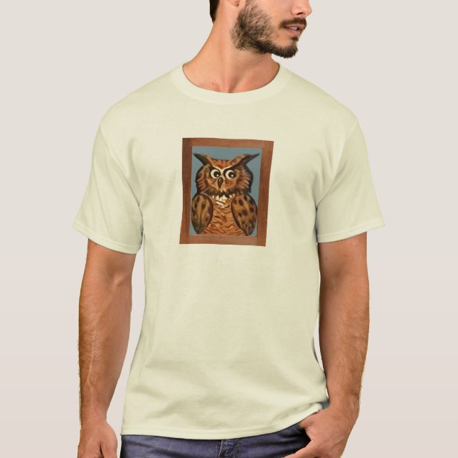 Owl Painting T-Shirt (Front)