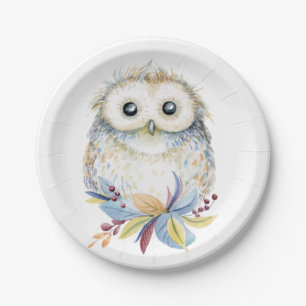 Owl Paper Plate