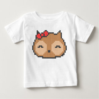 Owl Pattern #124 - PrinterKids Baby T-Shirt