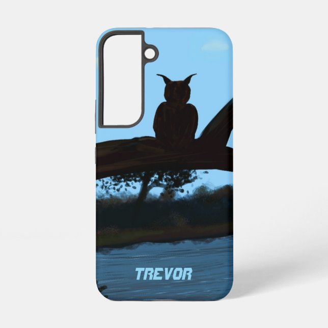 Owl Personalised Phone Case (Back)