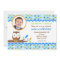 Owl Photo Birthday Party Invitations Boy