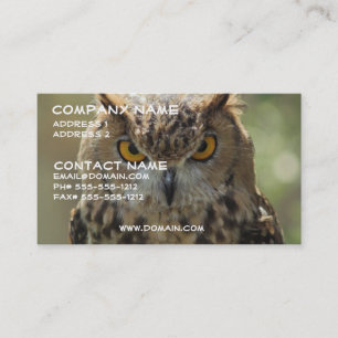 Owl Photo Business Card