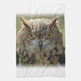 Owl Photo Kitchen Towel