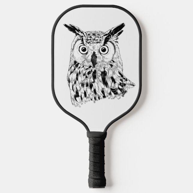 Owl pickleball paddle (Front)