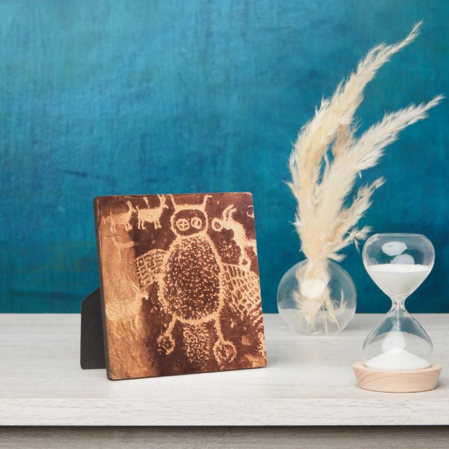 Owl Pictograph Utah, 9 Mile Canyon  Plaque (Insitu)