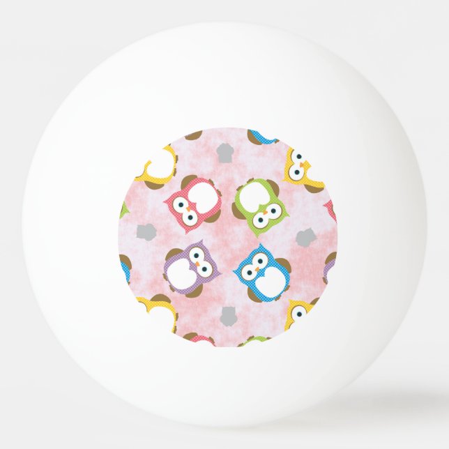 Owl Ping Pong Ball (Front)