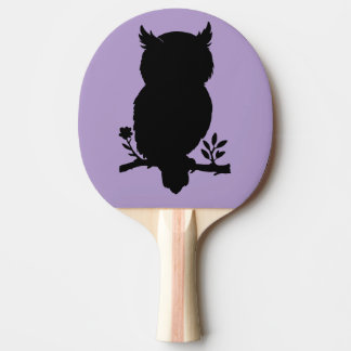 owl ping pong paddle