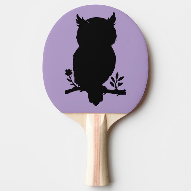 owl ping pong paddle (Front)