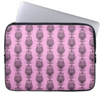 Owl (pink) - Laptop Sleeve