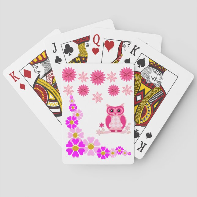 Owl Playing Card Deck (Back)