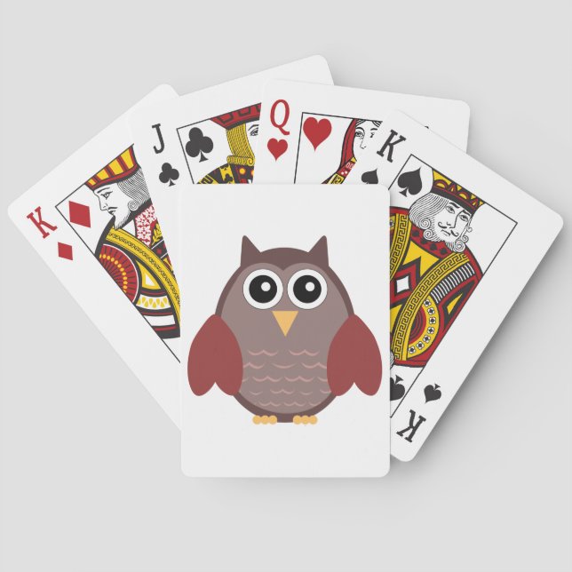 Owl Playing Cards (Back)
