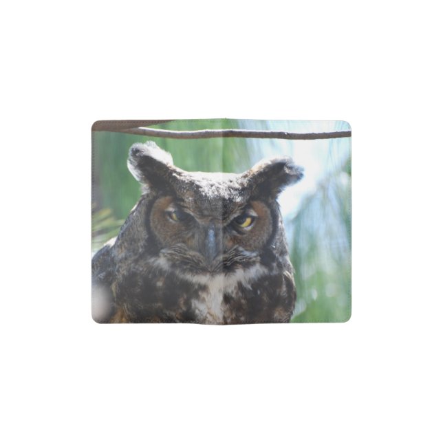 Owl Pocket Moleskine Notebook (Opened)