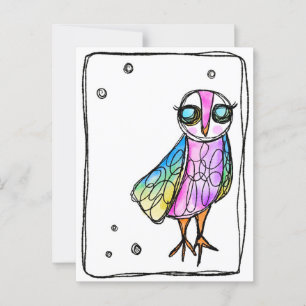 Owl Postcard